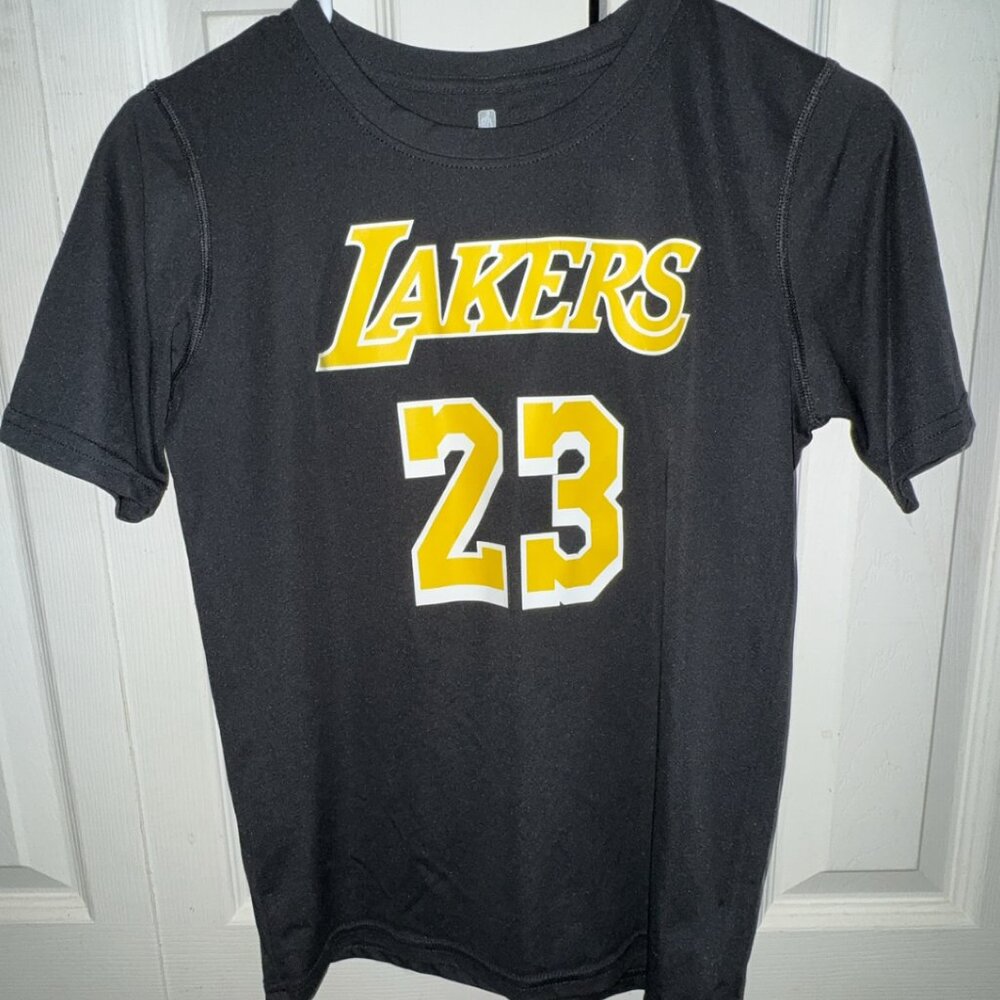 NBA Lebron James Boys #23 Lakers T Shirt